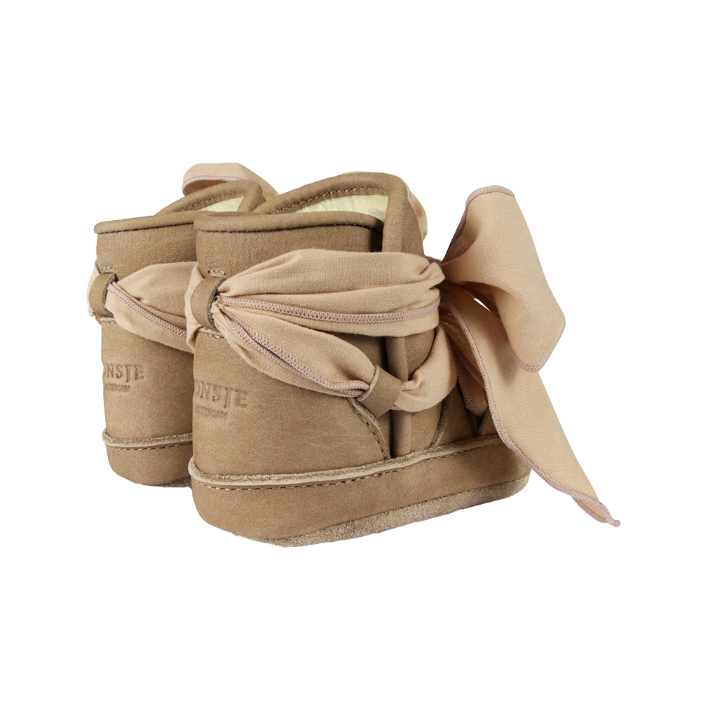 Anouk Booties | Truffle Nubuck