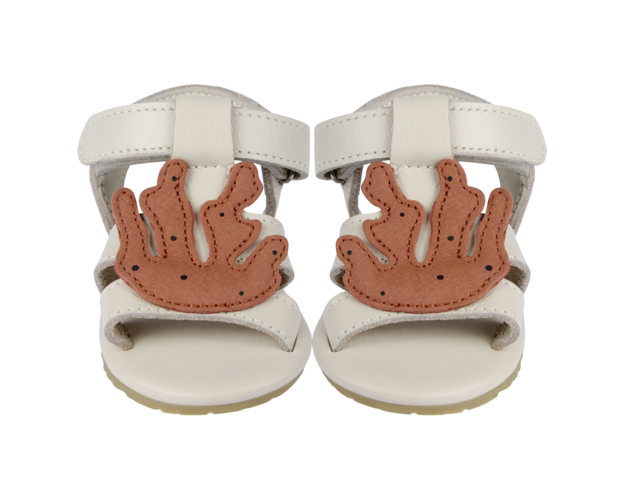 Ushy Sandals | Coral | Walnut Nubuck