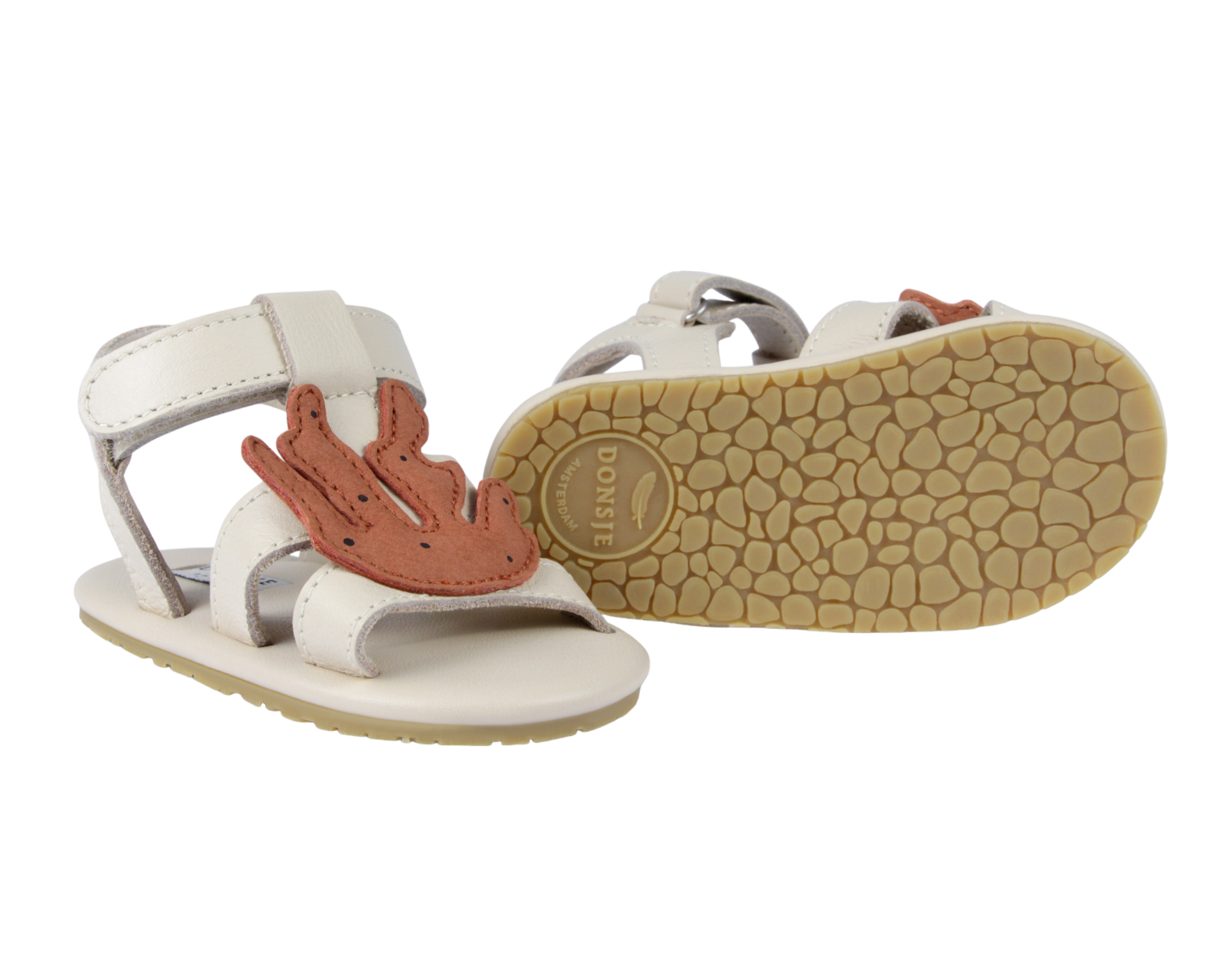 Ushy Sandals | Coral | Walnut Nubuck