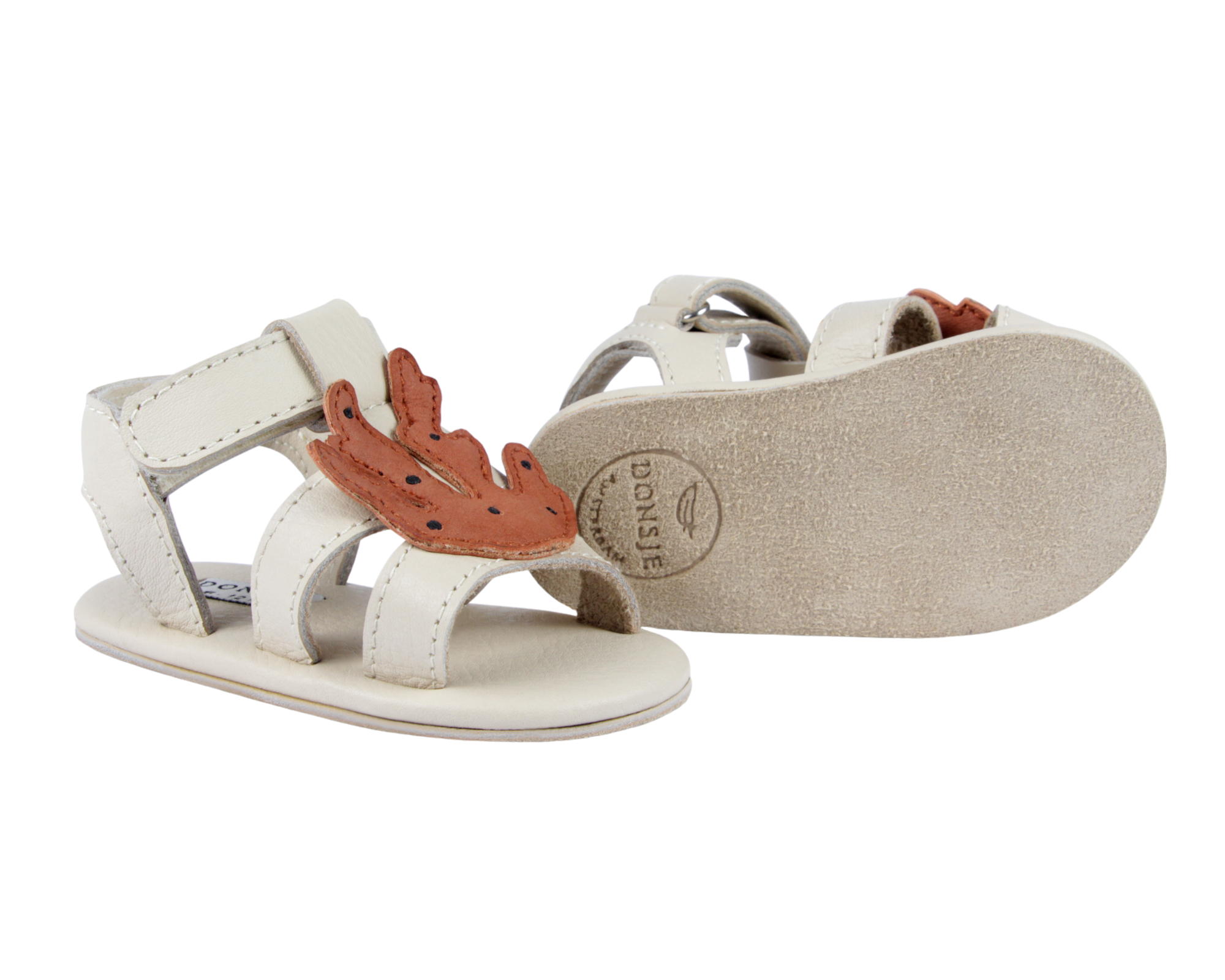 Ushy Sandals | Coral | Walnut Nubuck