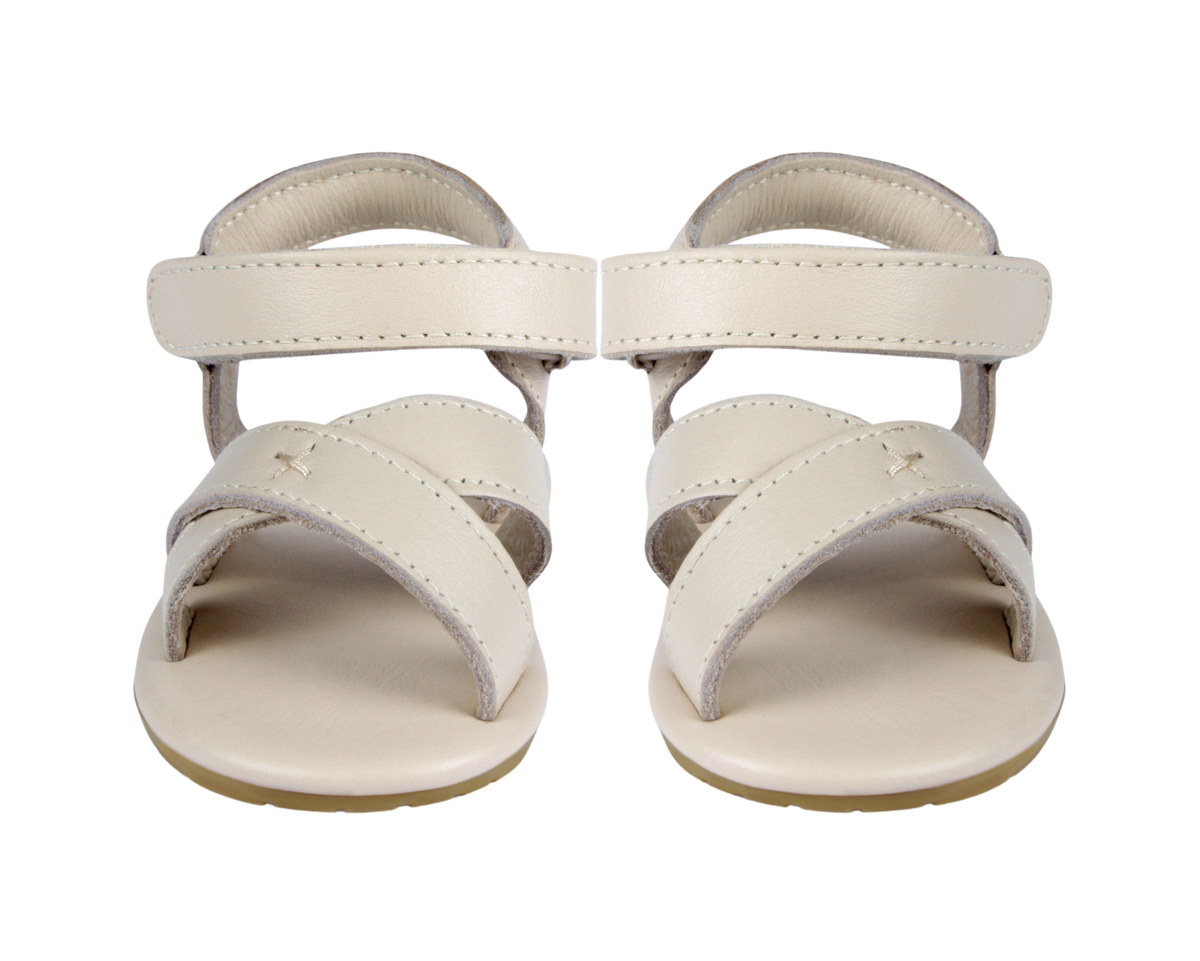 Tobi Sandals | Cream Leather