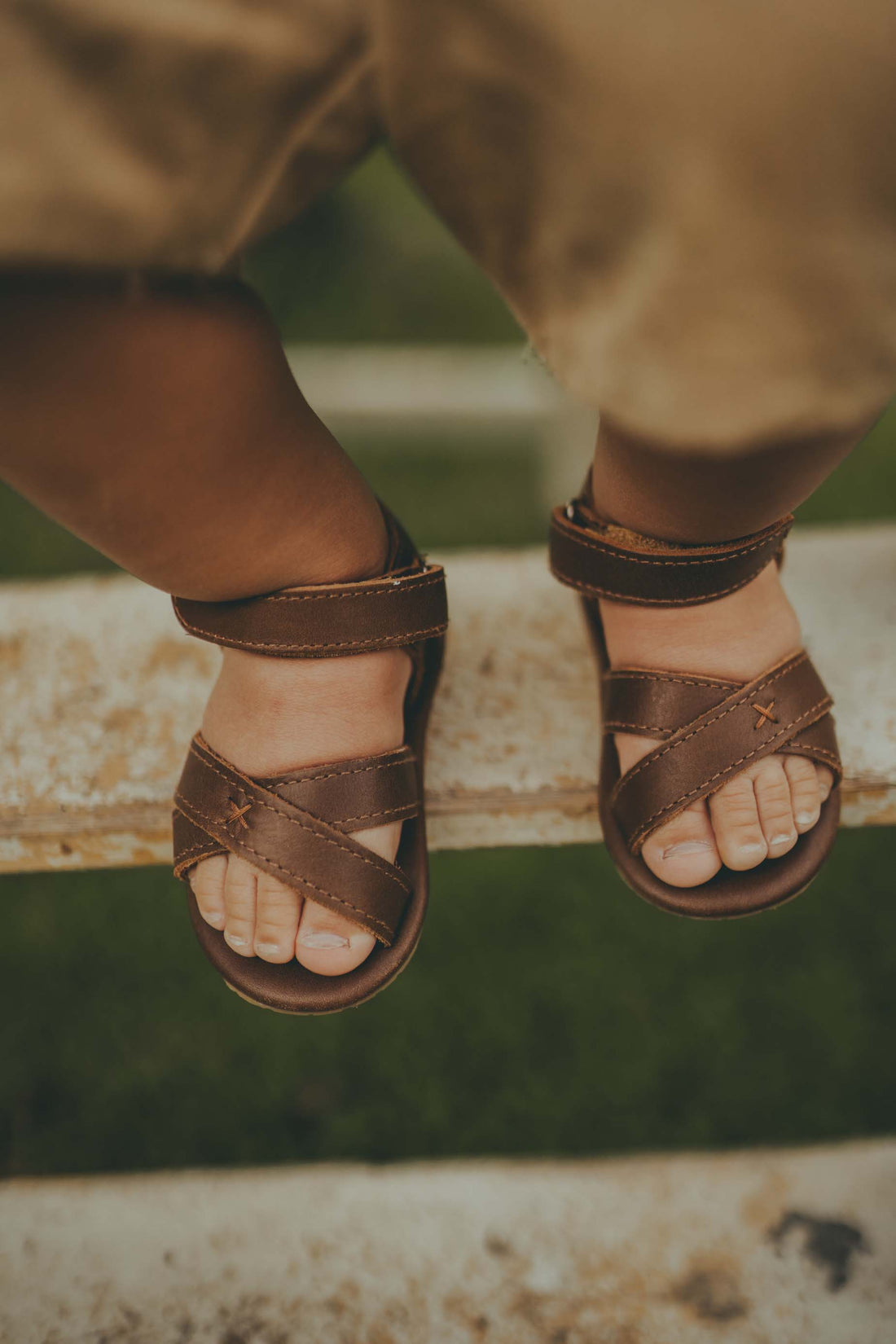 Tobi Sandals | Cognac Classic Leather