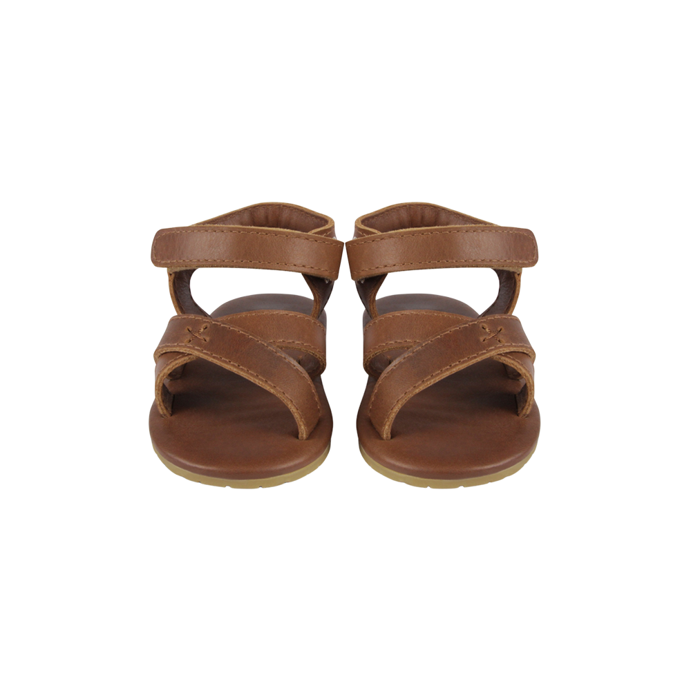 Tobi Sandals | Cognac Classic Leather