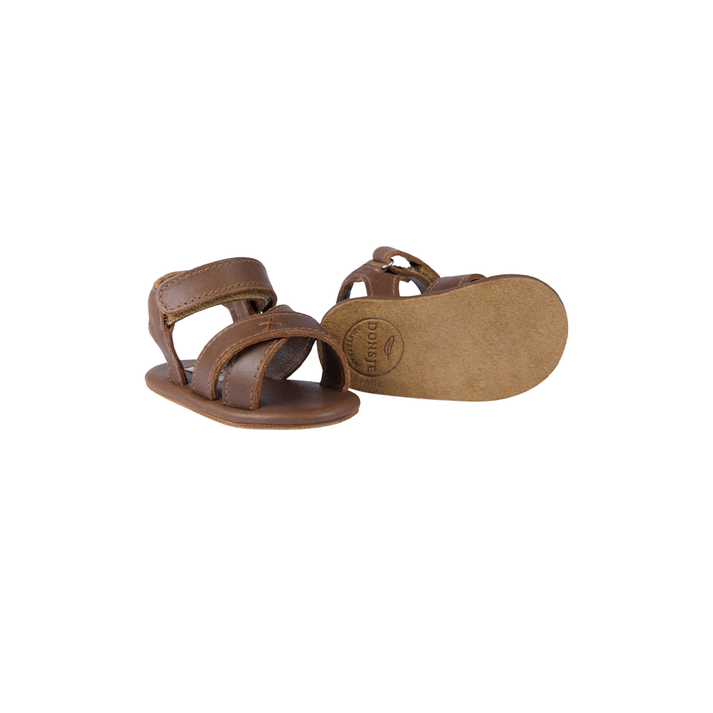Tobi Sandals | Cognac Classic Leather