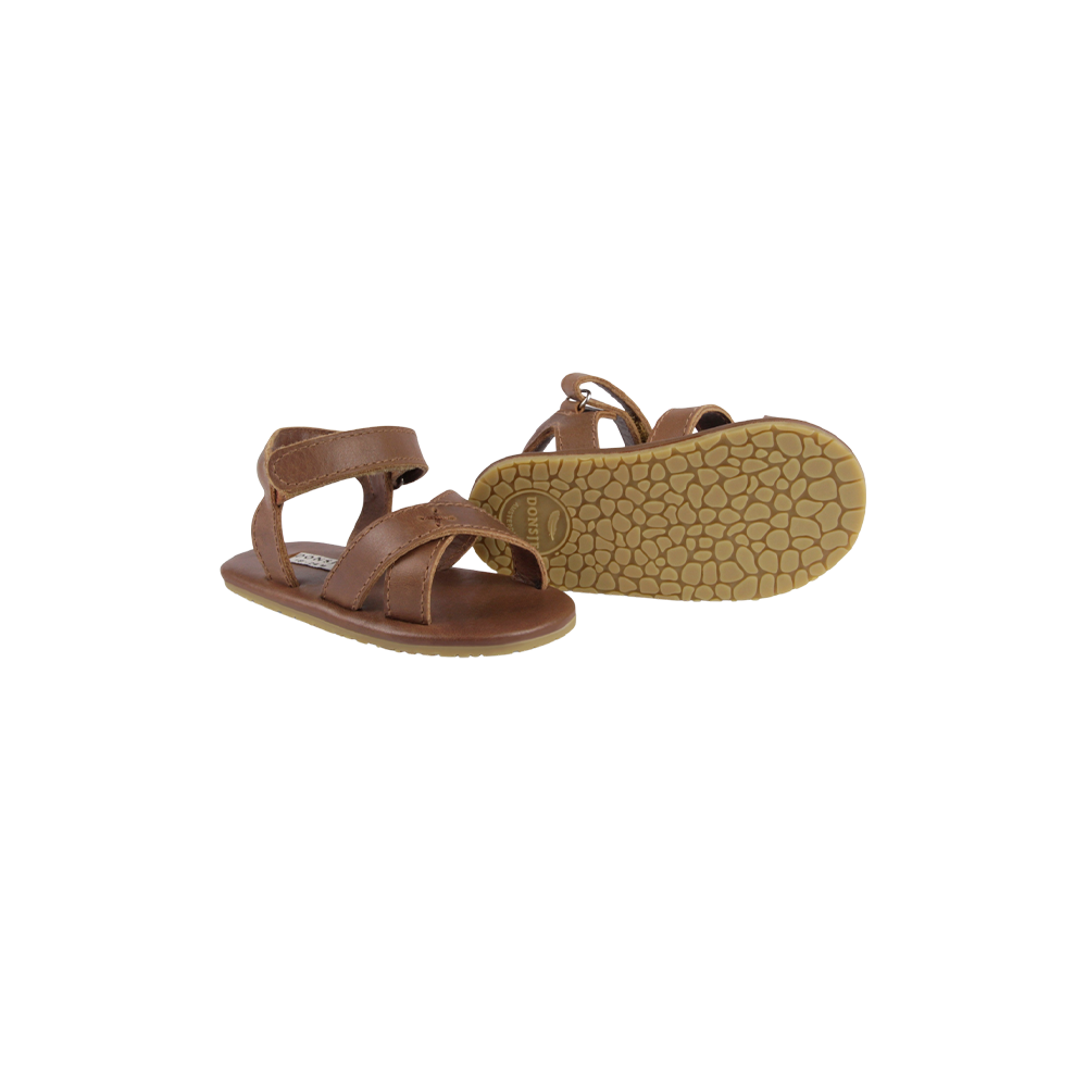 Tobi Sandals | Cognac Classic Leather