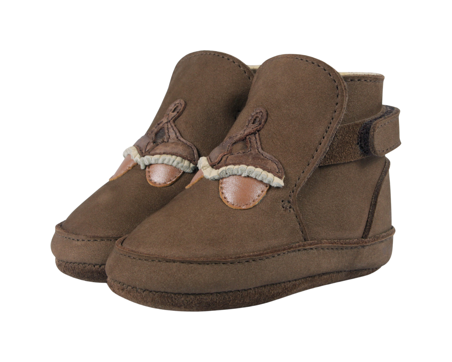 Aggas Booties | Acorn | Hazelnut Nubuck