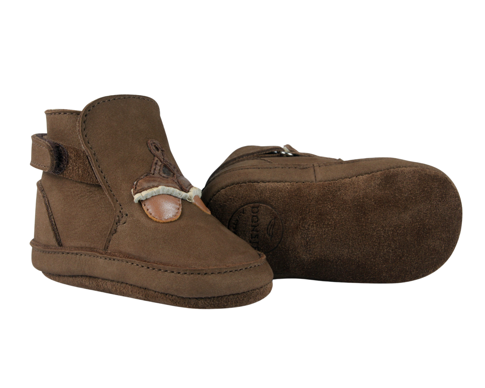 Aggas Booties | Acorn | Hazelnut Nubuck