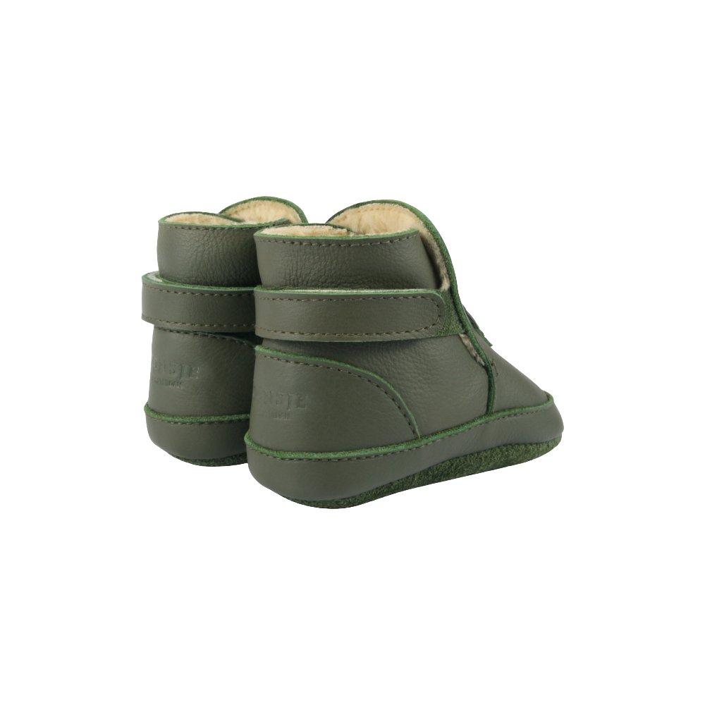 Aggas Booties | Holly | Olive Leather