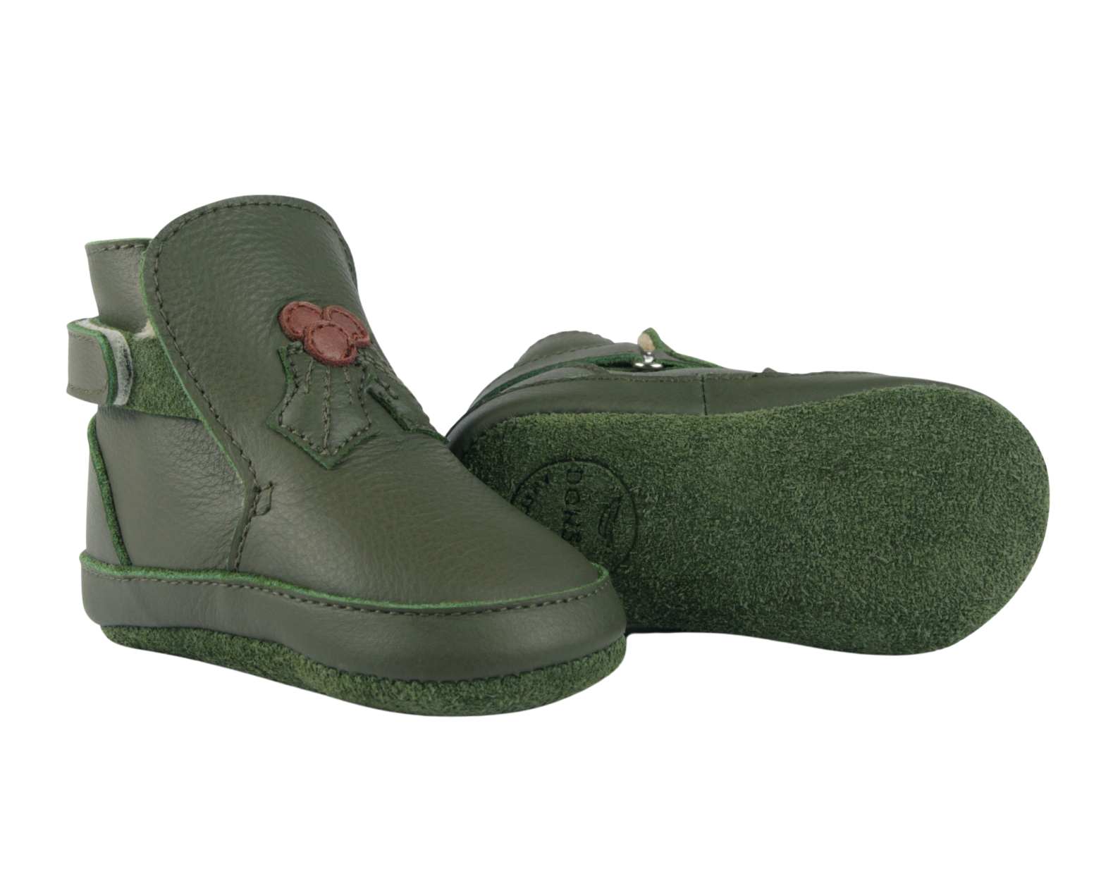 Aggas Booties | Holly | Olive Leather