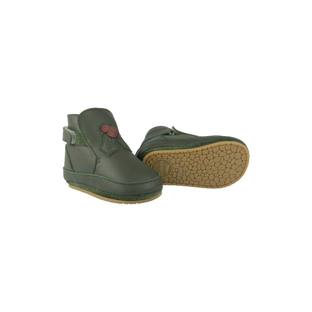 Aggas Booties | Holly | Olive Leather