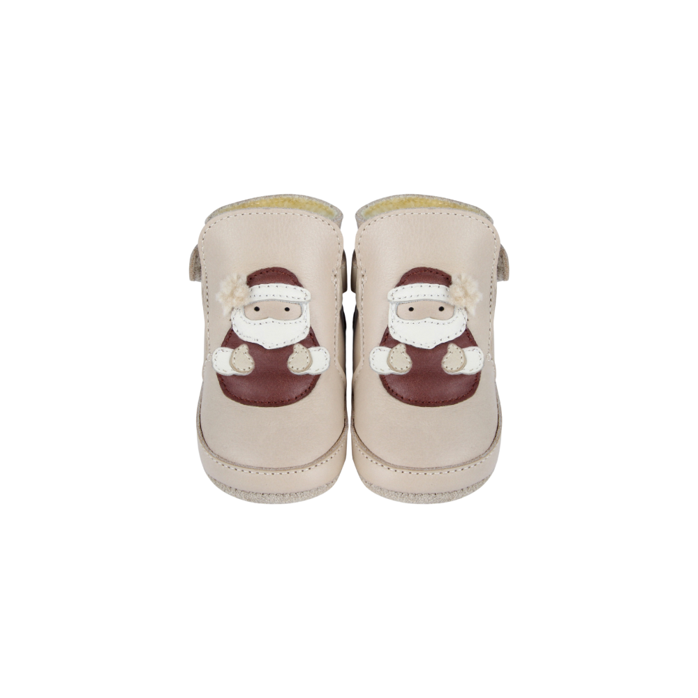 Aggas Booties | Santa | Ivory Classic Leather