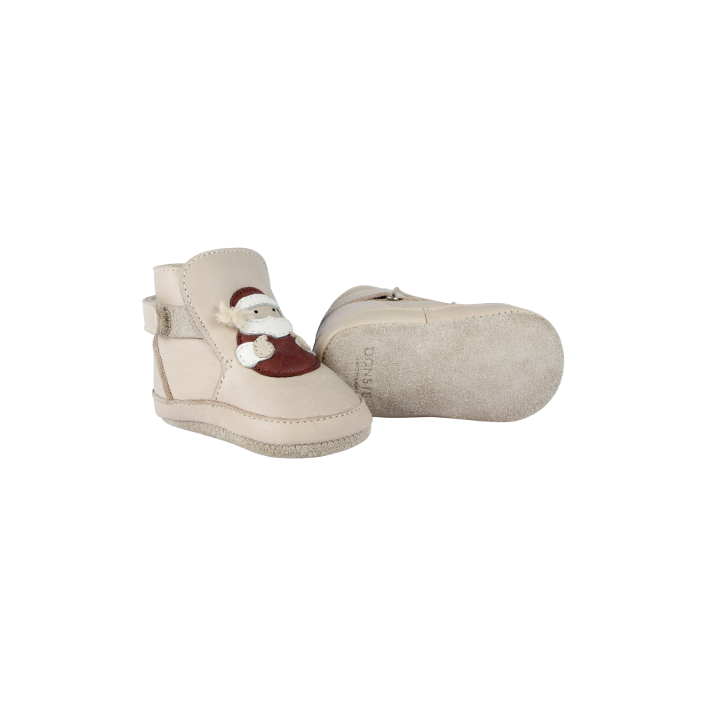 Aggas Booties | Santa | Ivory Classic Leather
