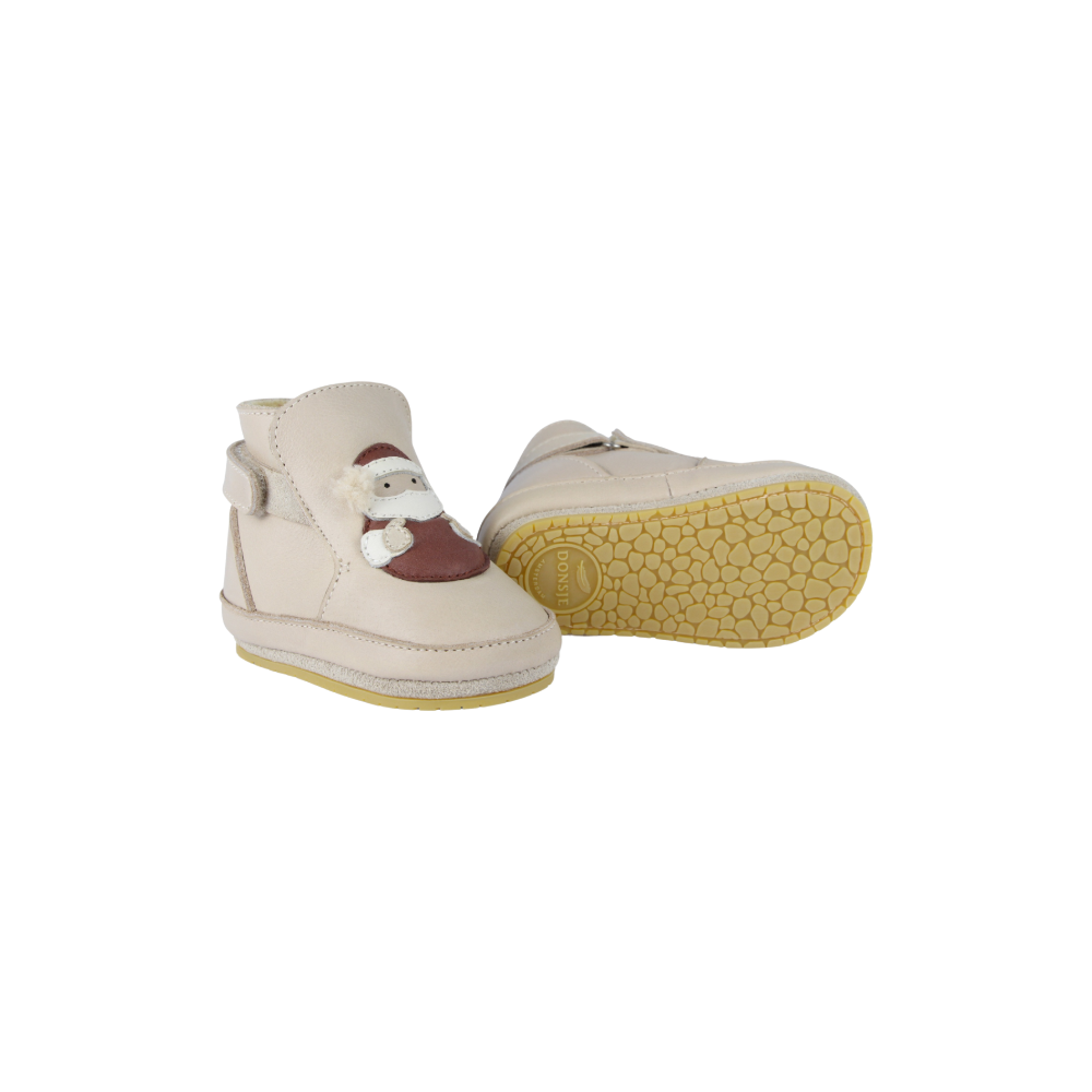 Aggas Booties | Santa | Ivory Classic Leather