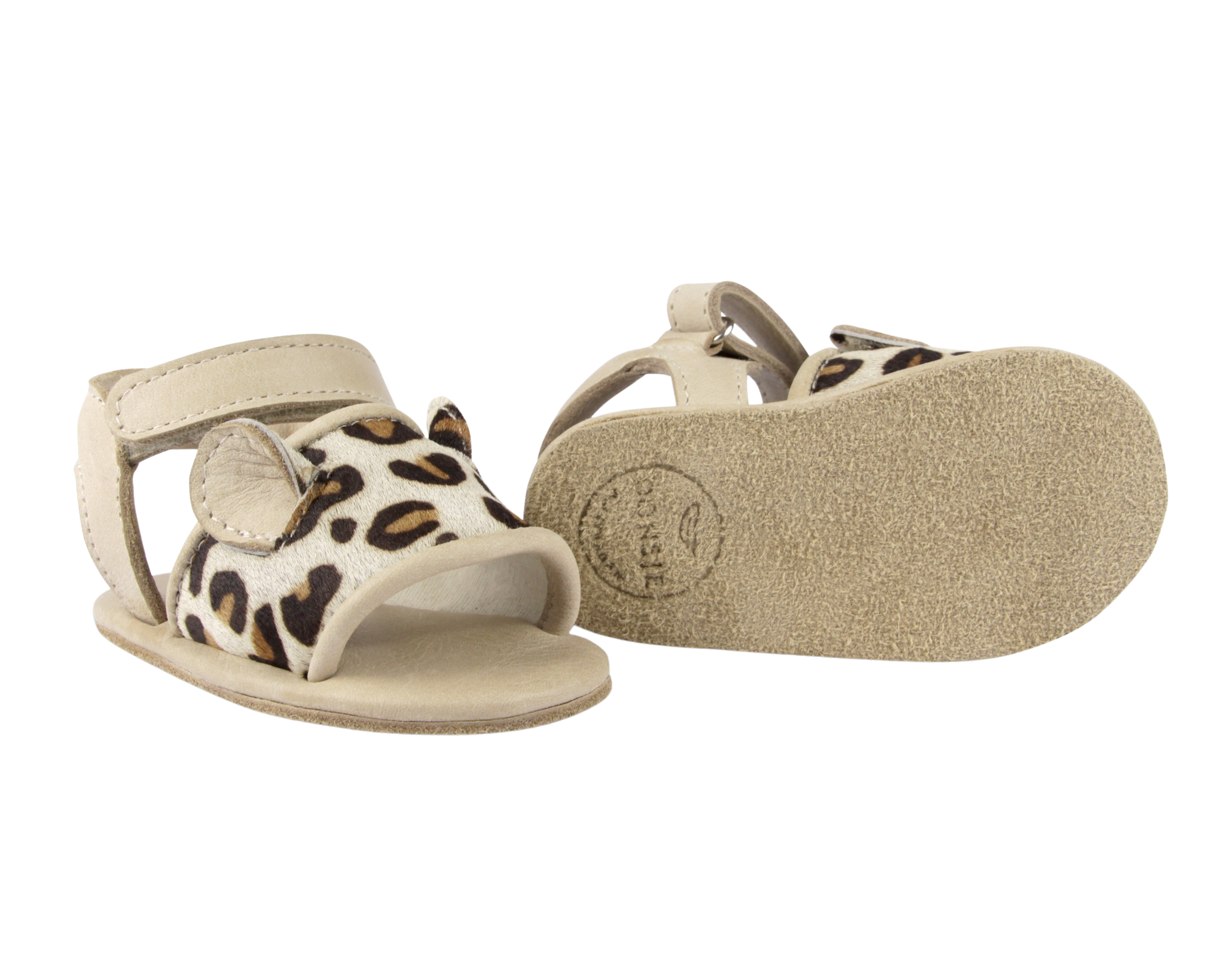 Alina Sandals | Leopard | Ivory Classic Leather