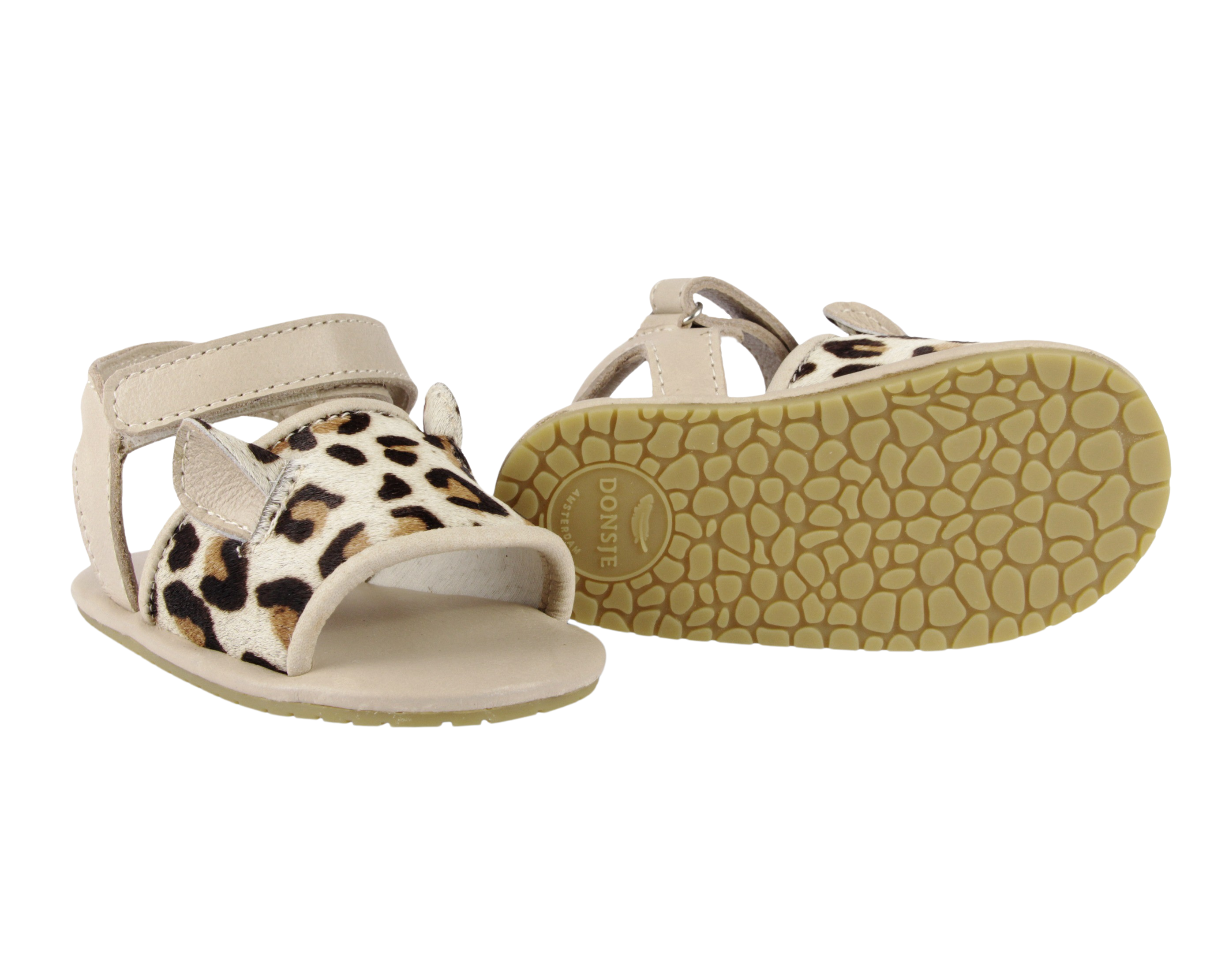 Alina Sandals | Leopard | Ivory Classic Leather