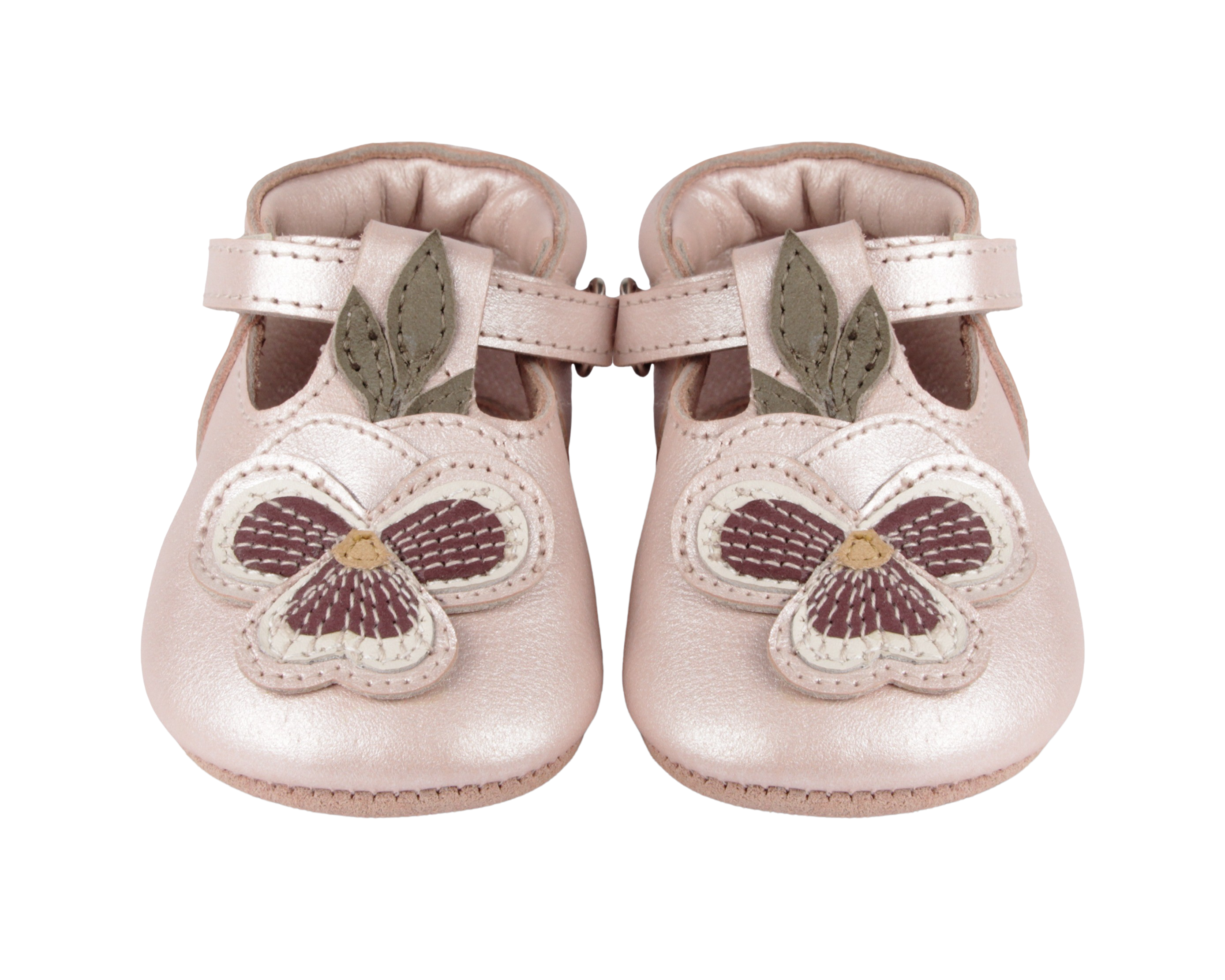 Heidi Shoes | Violette | Rose Metallic Leather