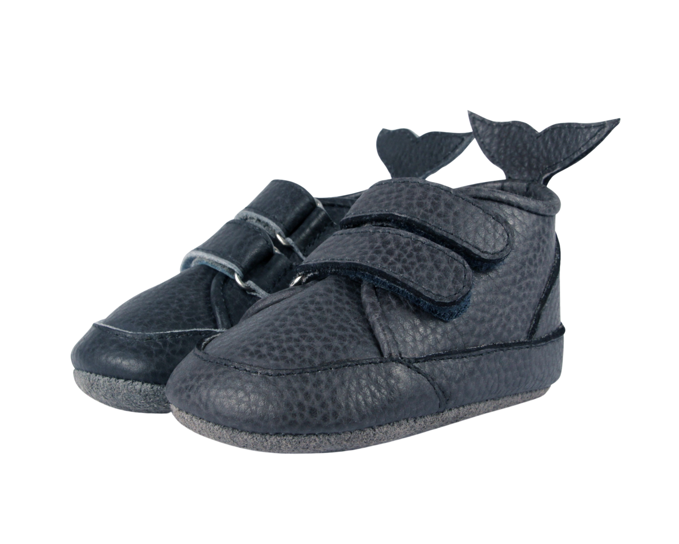 Levin Sneakers | Petrol Grain Leather