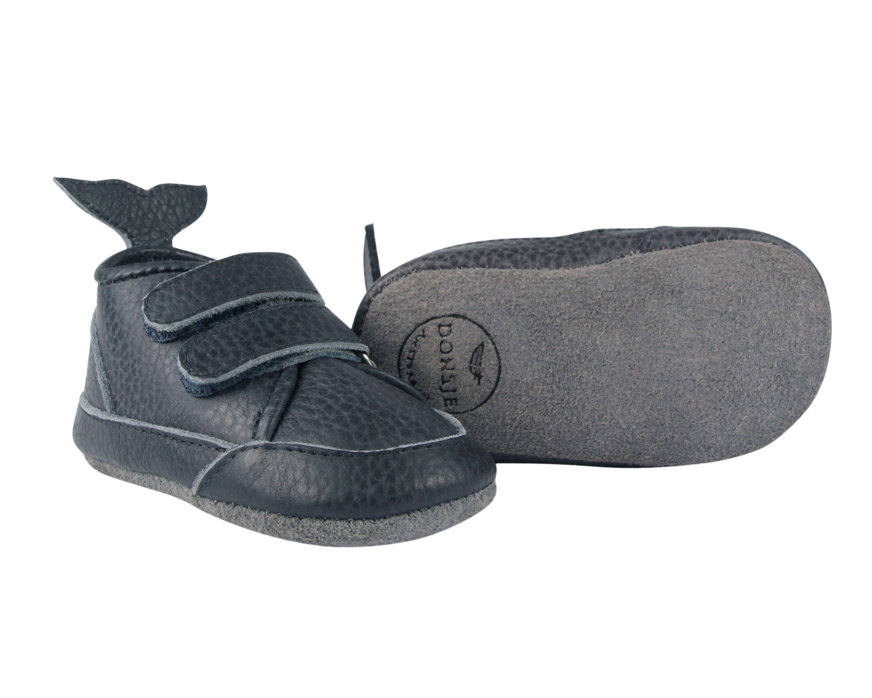 Levin Sneakers | Petrol Grain Leather