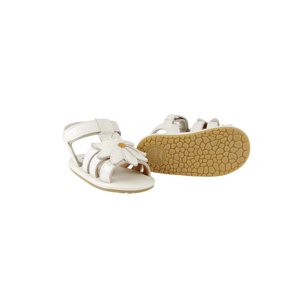 Tuti Fields Sandals | Daisy | Off White Leather