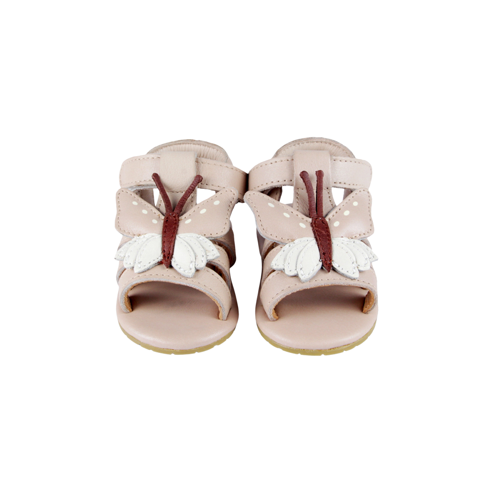 Tuti Sky Sandals | Butterfly | Powder Metallic Nubuck