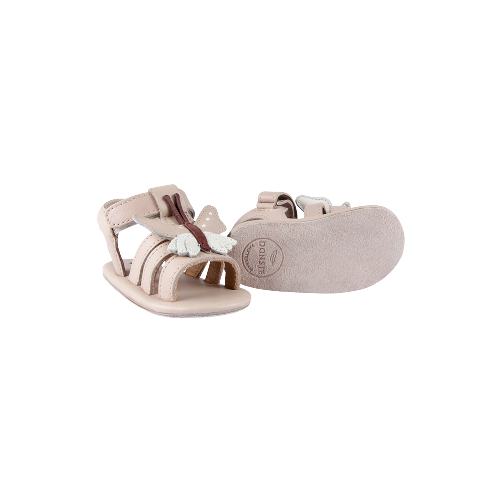 Tuti Sky Sandals | Butterfly | Powder Metallic Nubuck