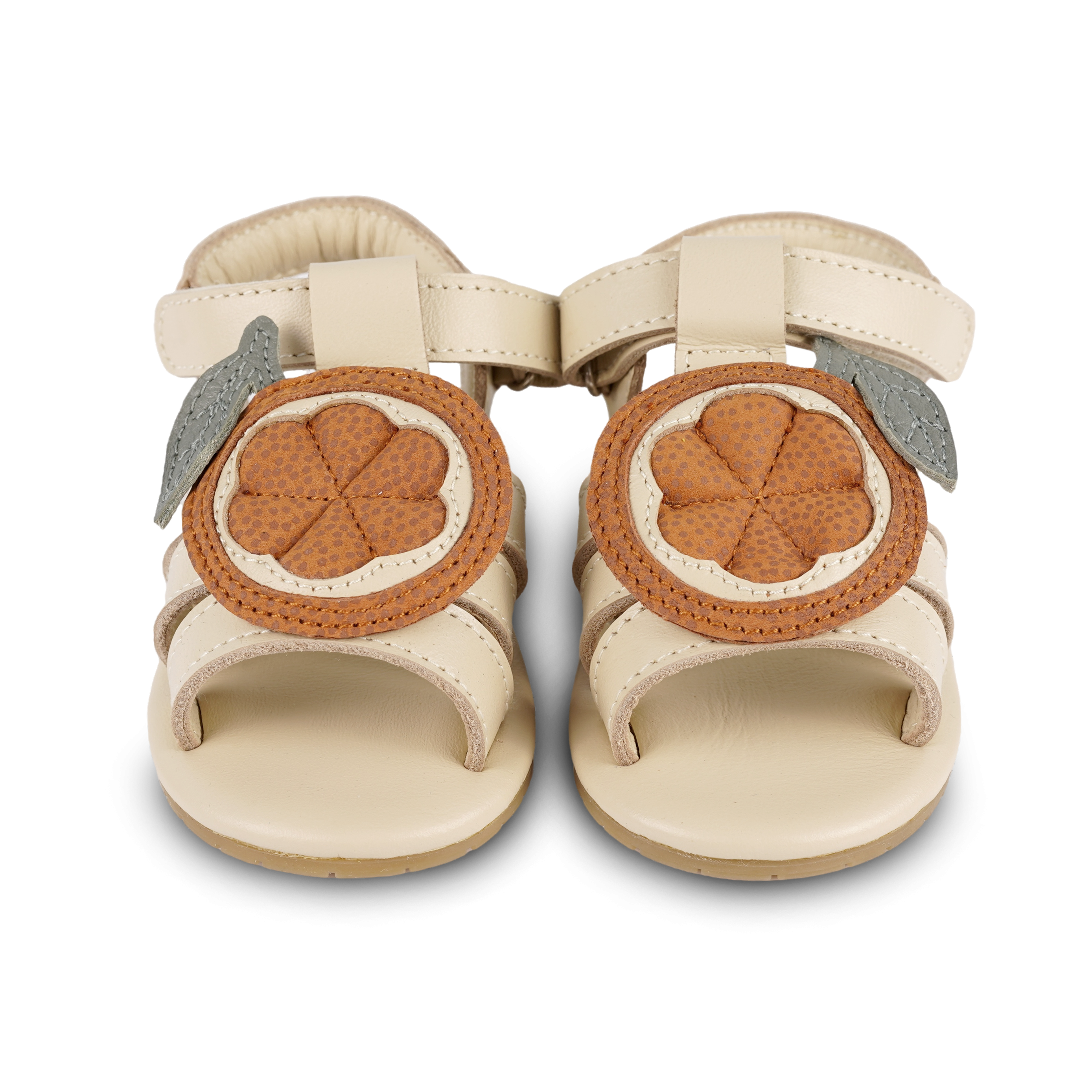 Sadie Sandals | Arancia | Cream Leather