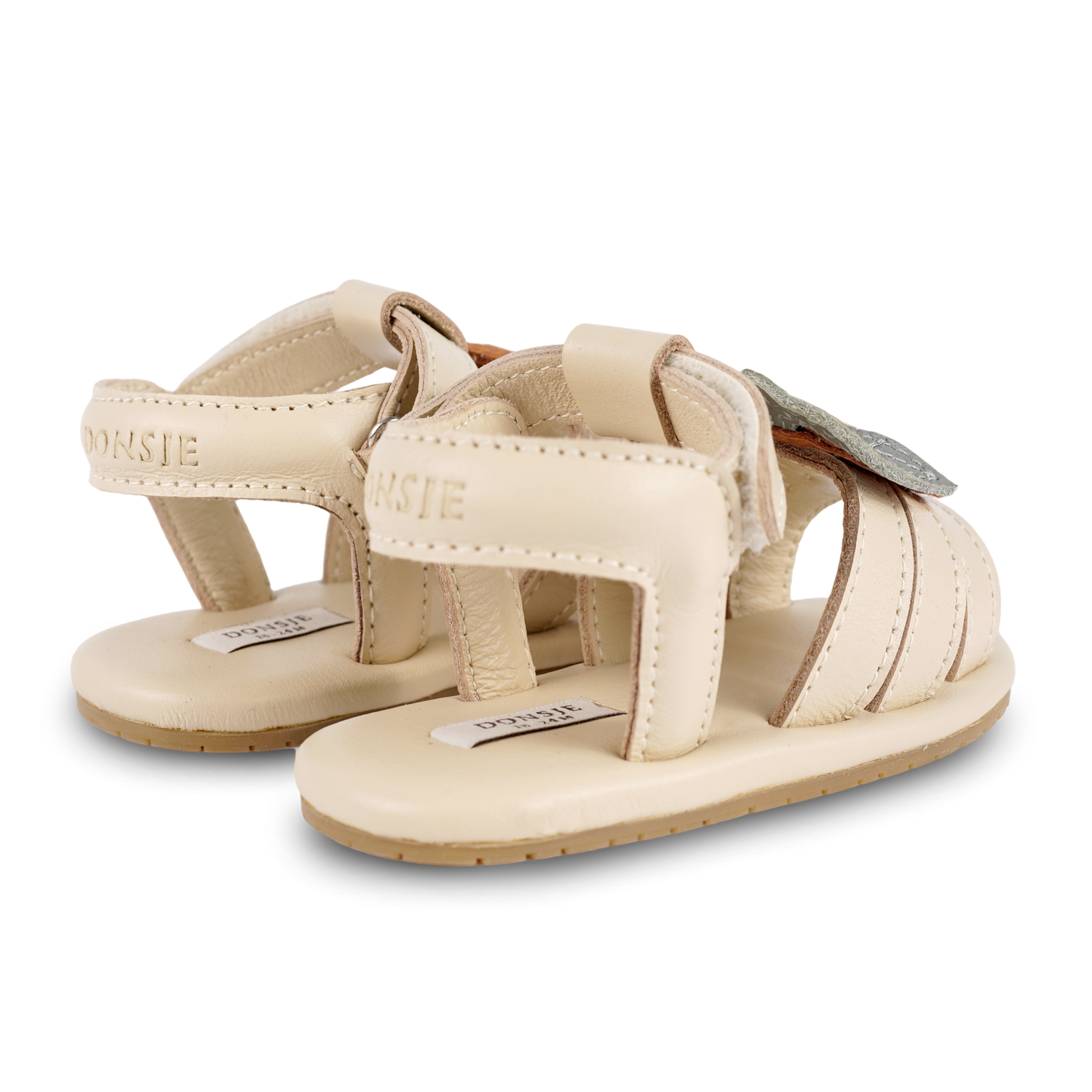 Sadie Sandals | Arancia | Cream Leather