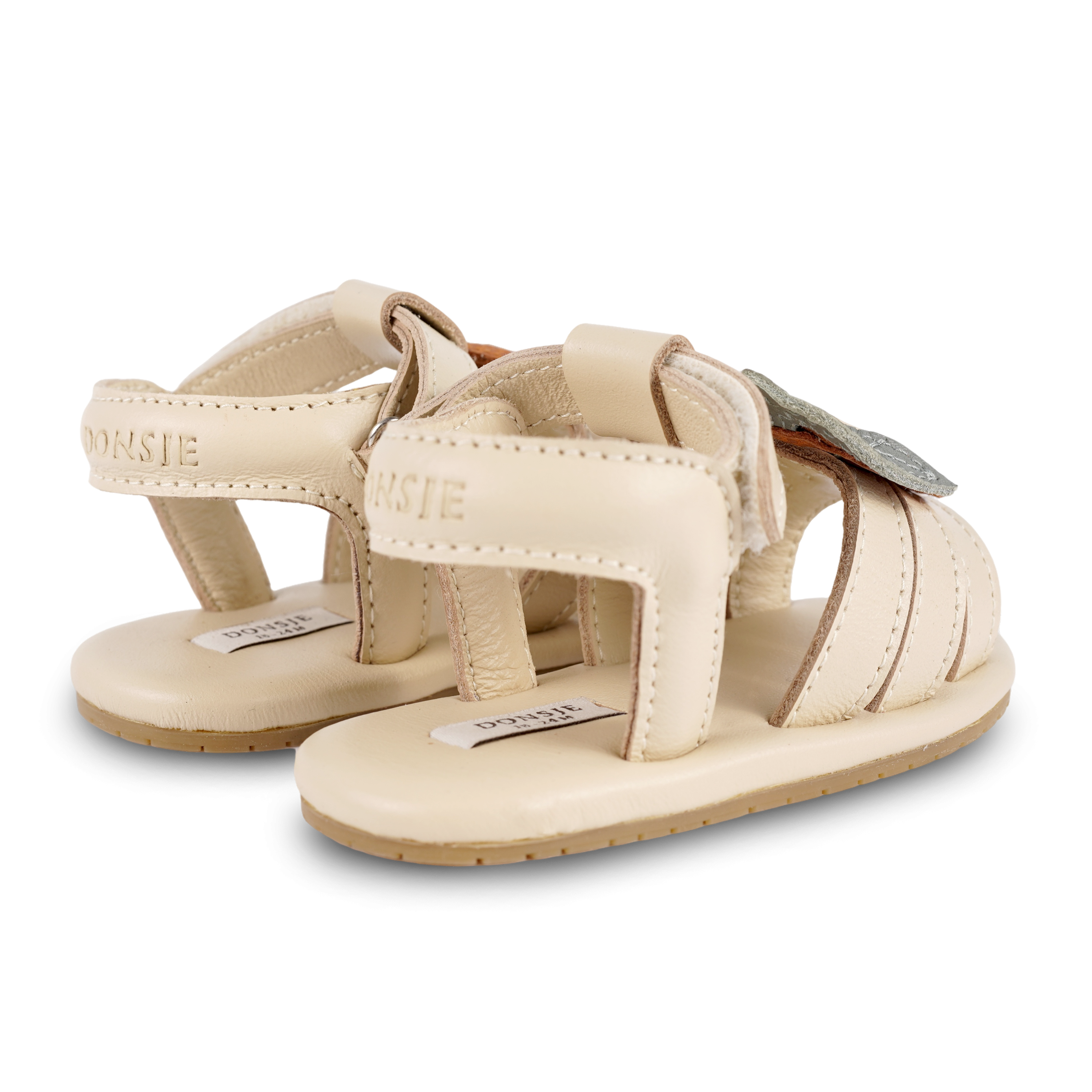 Sadie Sandals | Arancia | Cream Leather