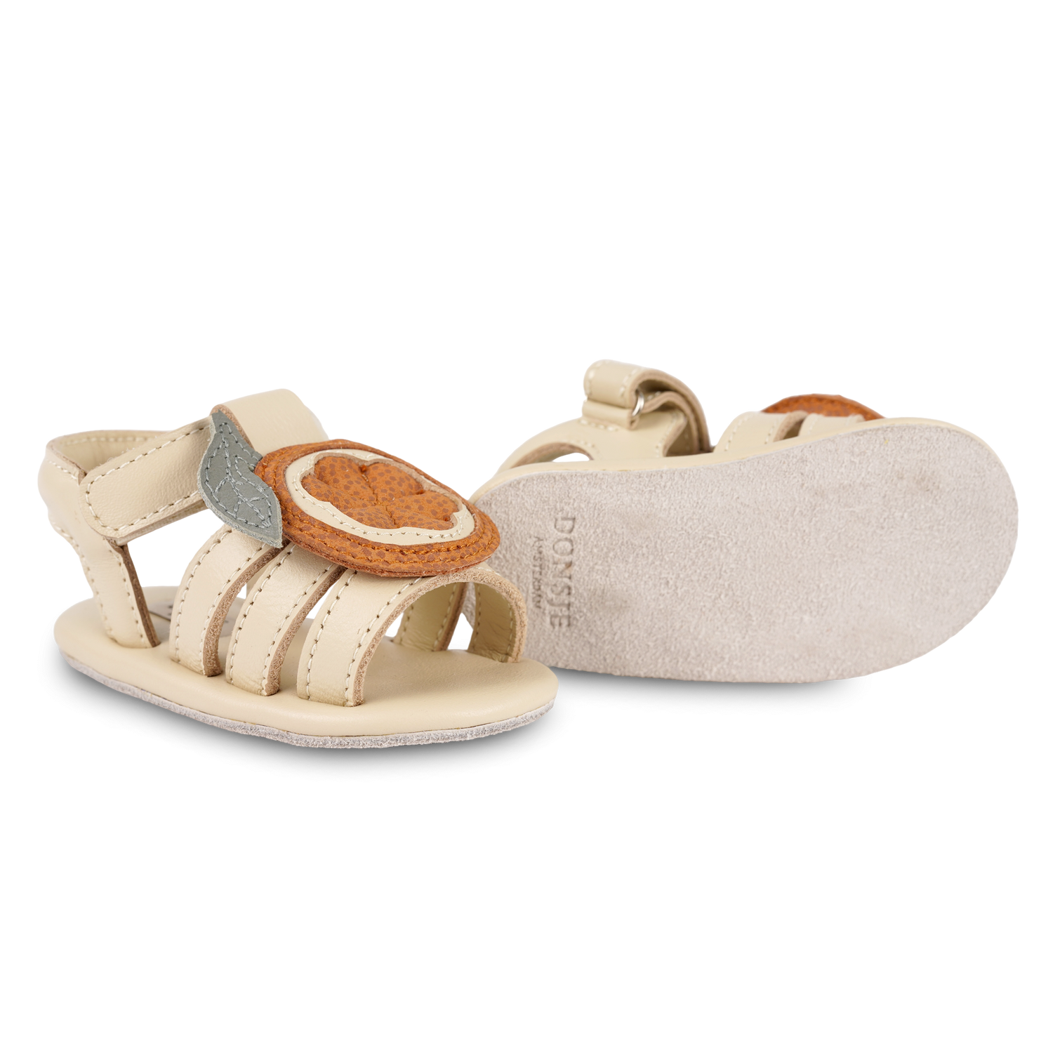 Sadie Sandals | Arancia | Cream Leather