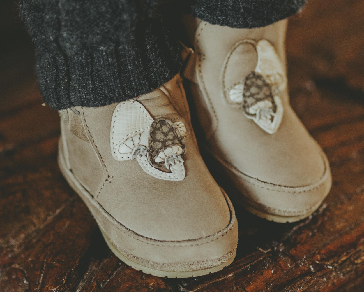 Mush Booties | Fungi | Truffle Nubuck