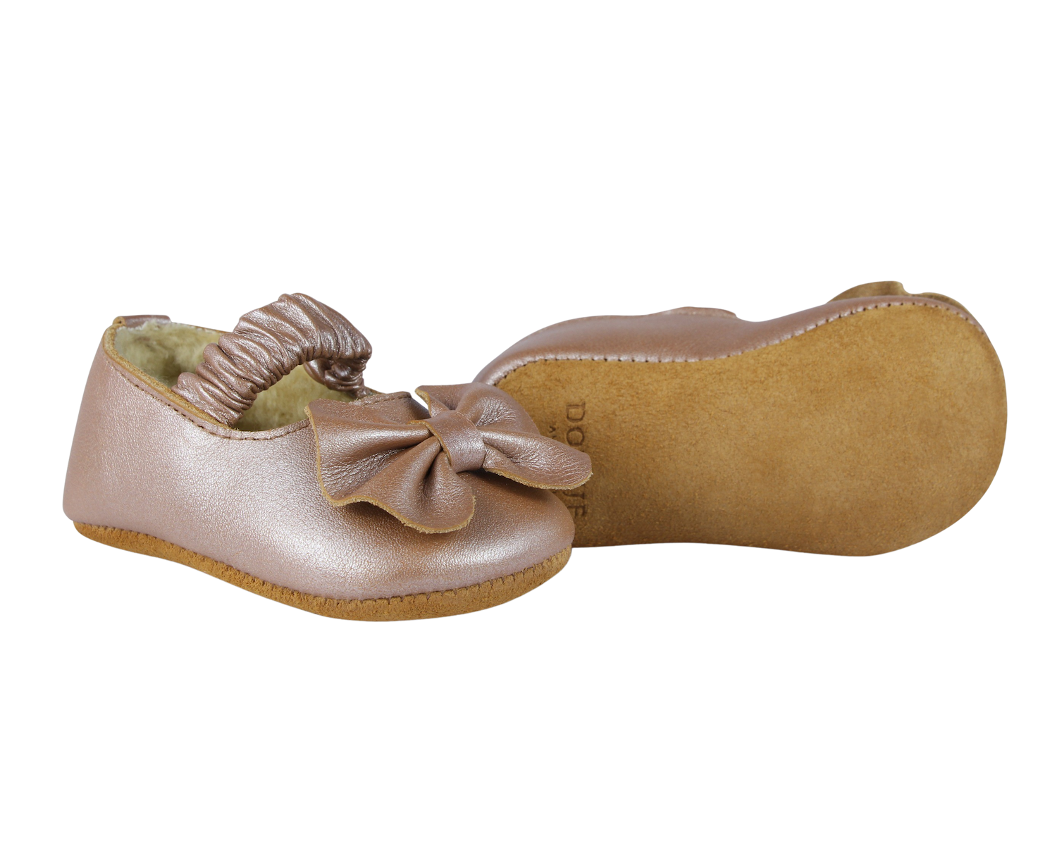 Neni Ballerinas | Clay Metallic Leather
