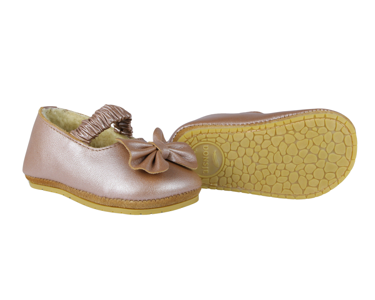 Neni Ballerinas | Clay Metallic Leather