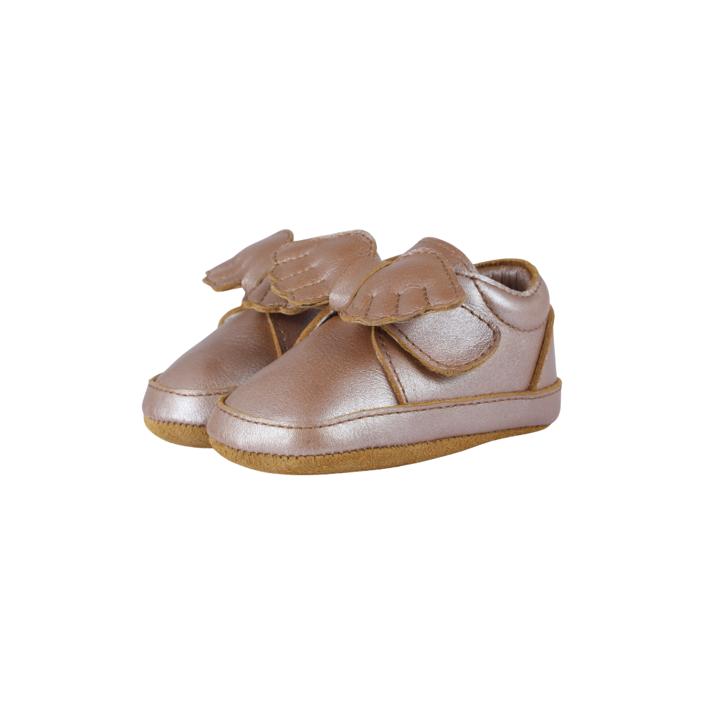 Sela Shoes | Clay Metallic Leather