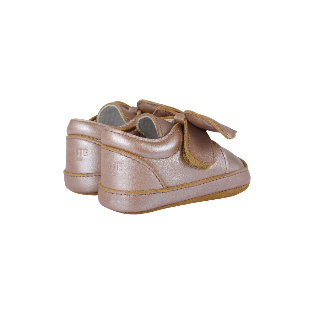 Sela Shoes | Clay Metallic Leather
