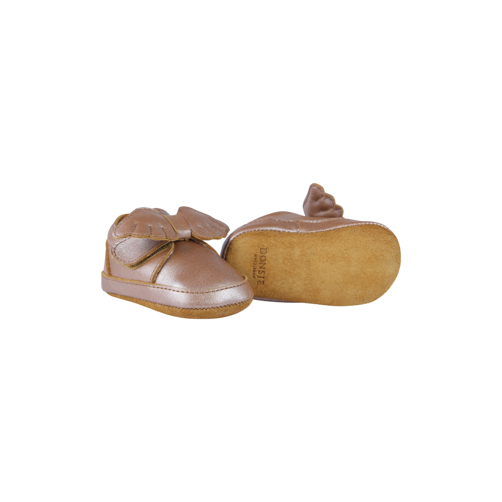Sela Shoes | Clay Metallic Leather