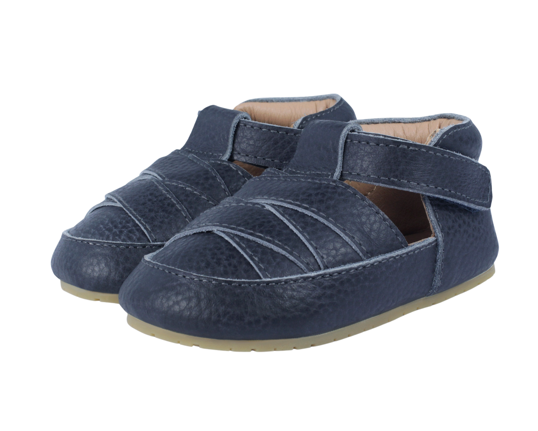 Didier Shoes | Petrol Grain Leather