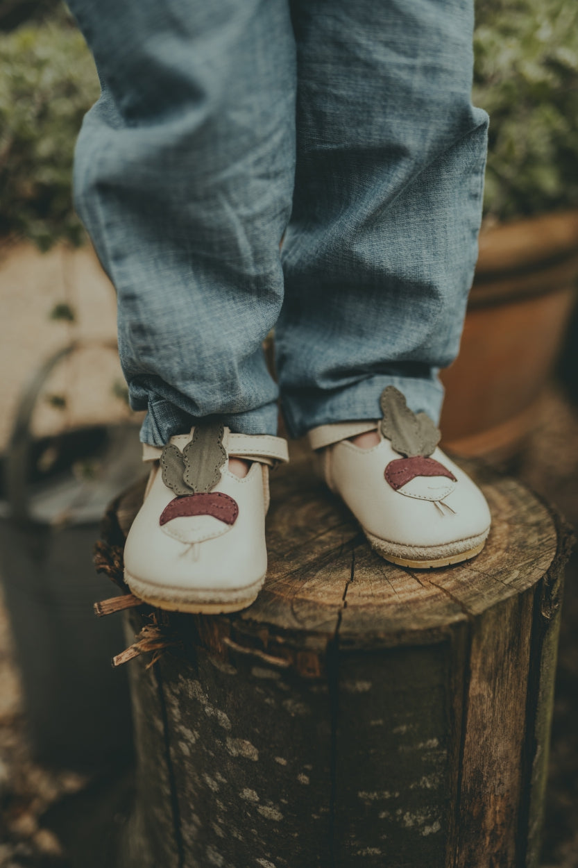 Figili Shoes | Radish | Cream Leather