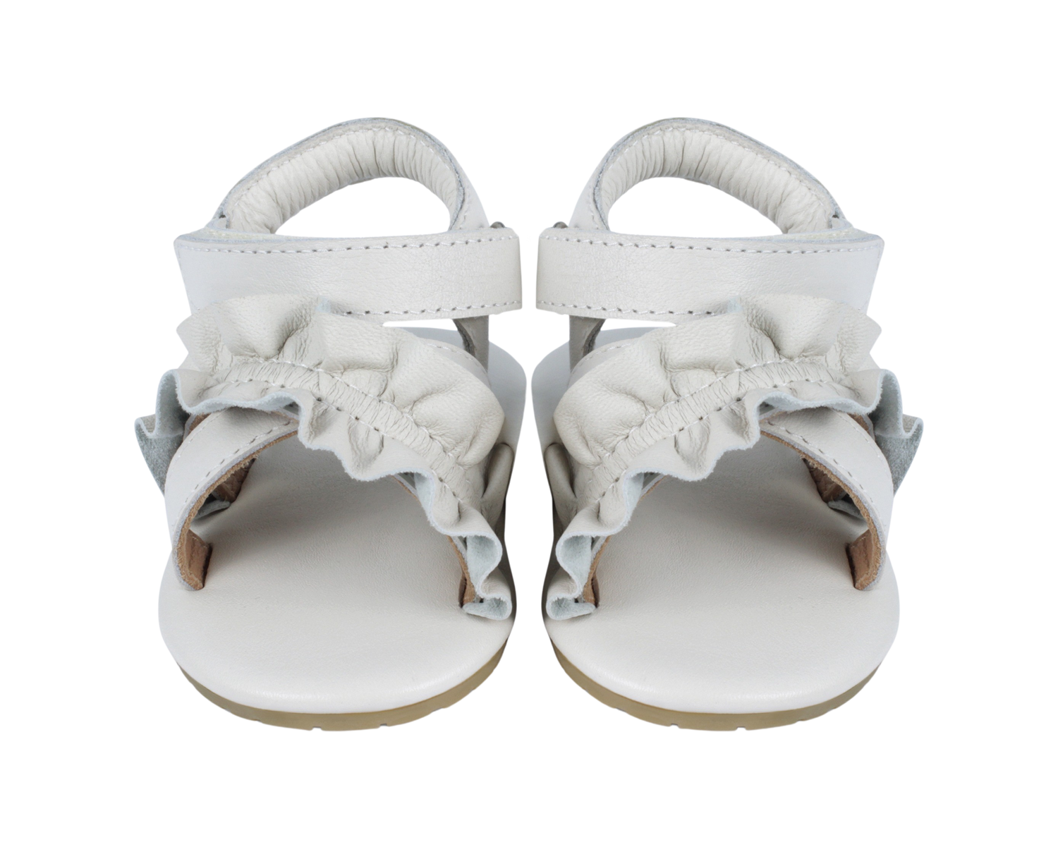 Miene Sandals | Off White Leather