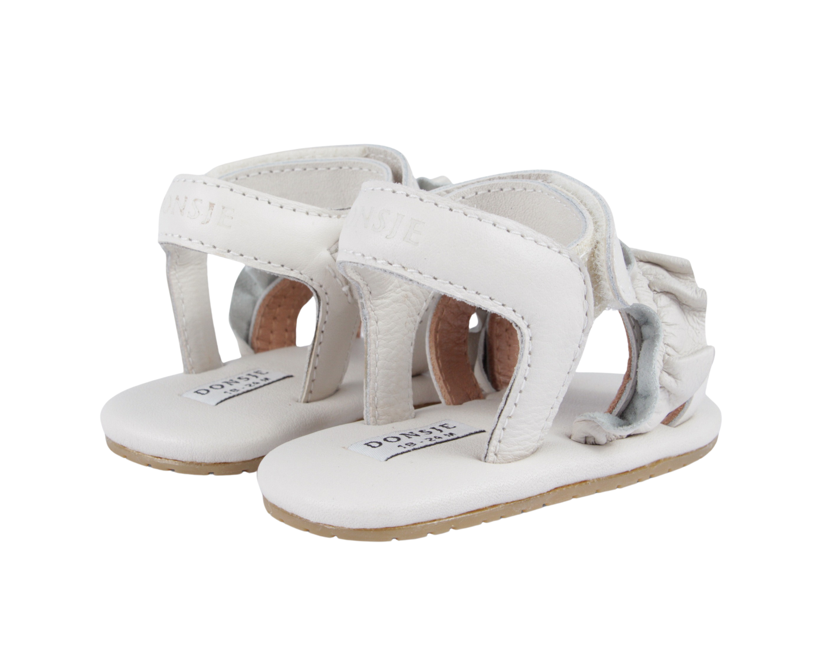 Miene Sandals | Off White Leather
