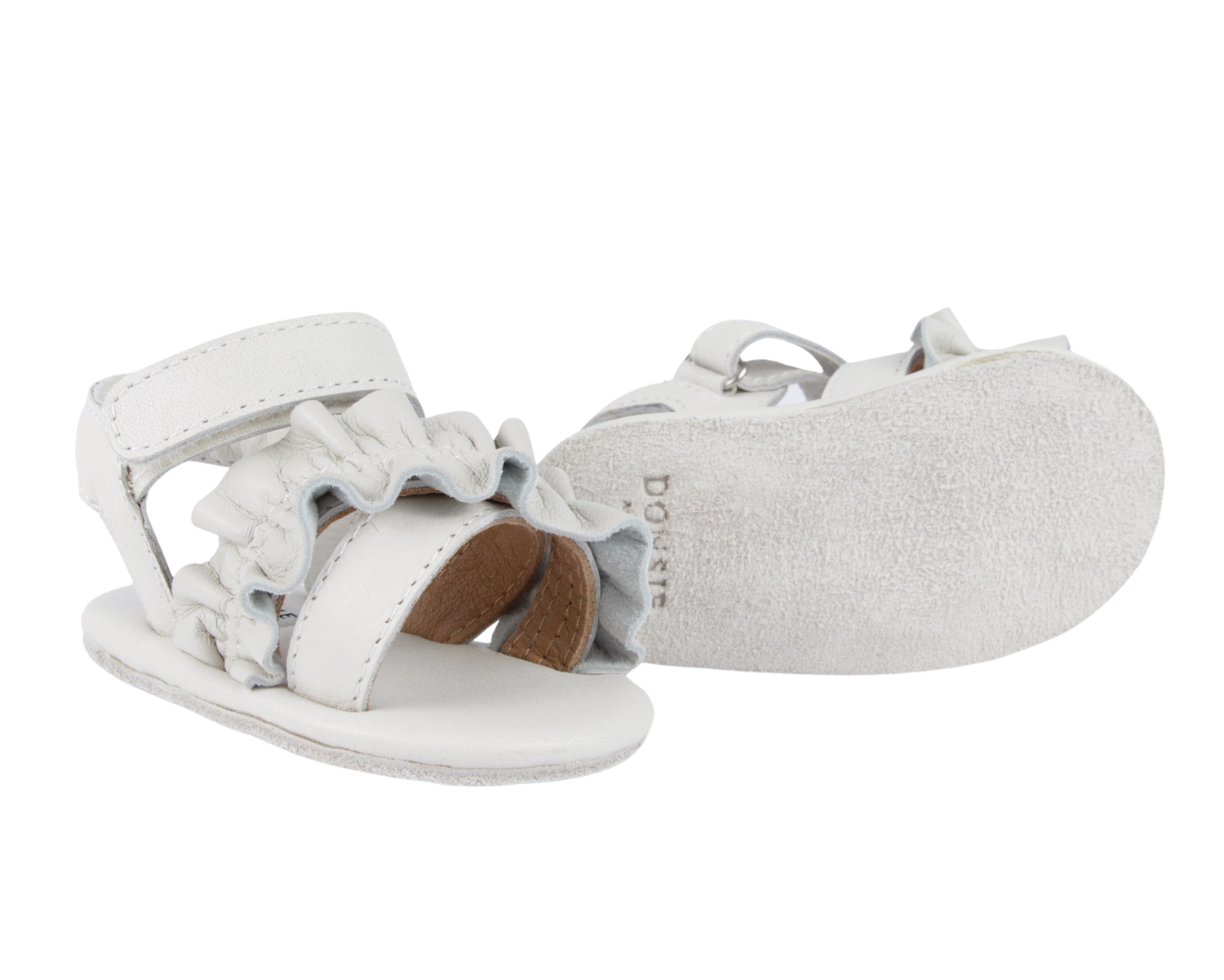 Miene Sandals | Off White Leather