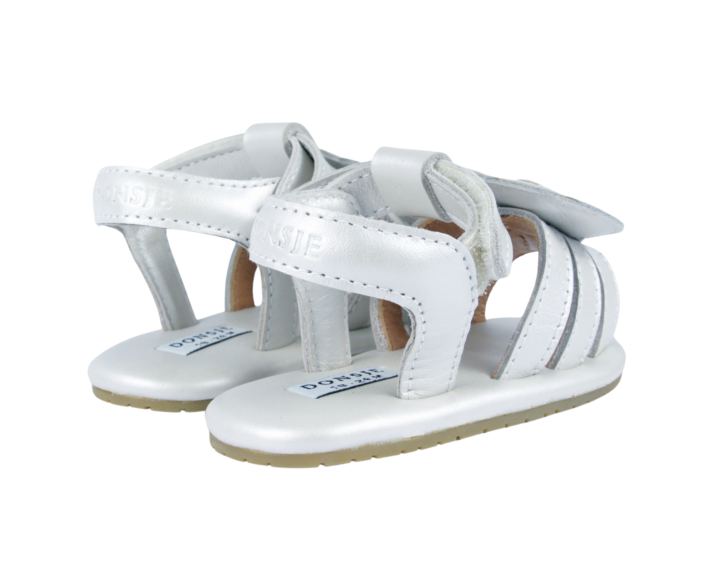 Vazi Sandals | Peacock | Off White Metallic Leather