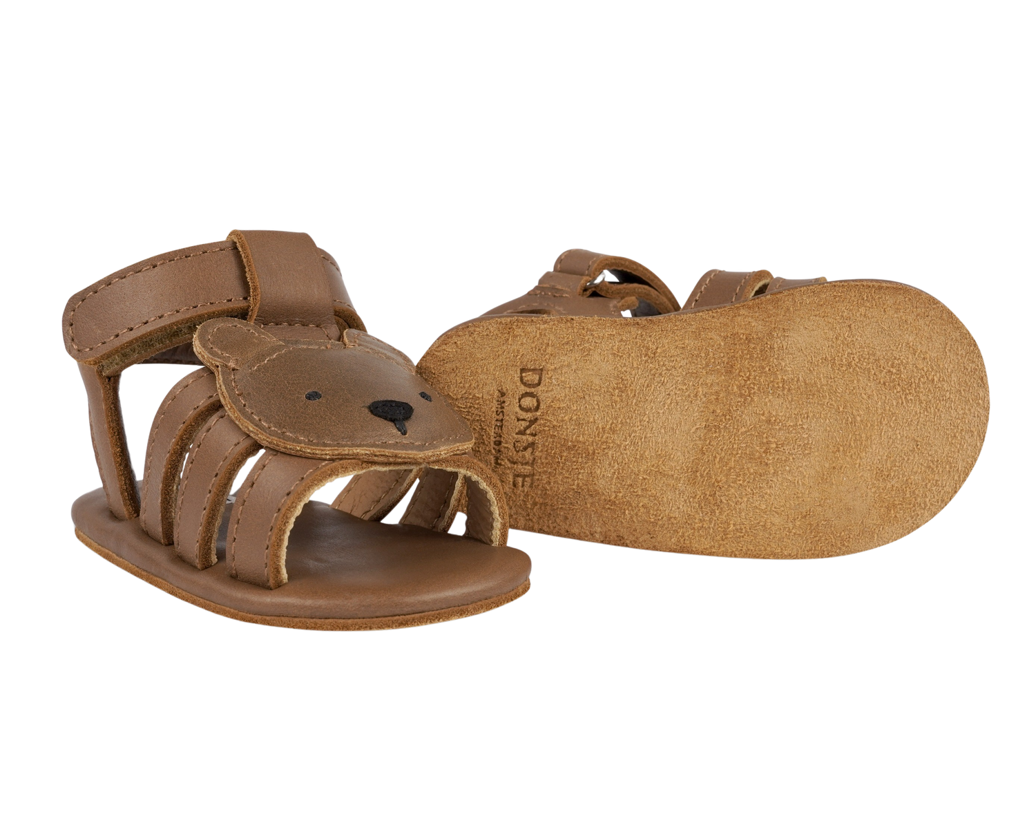 Diedan Sandals | Bear | Cognac Classic Leather