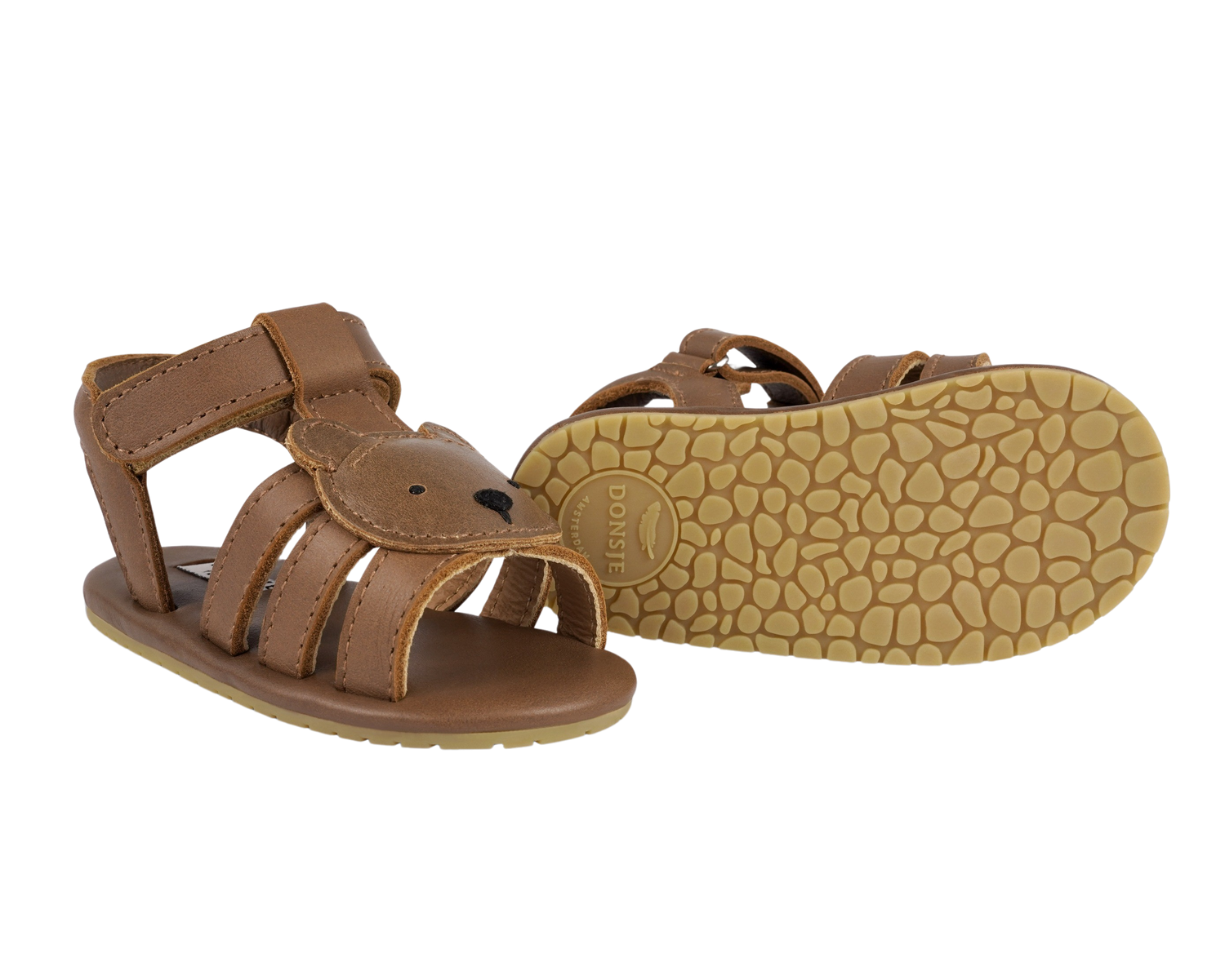 Diedan Sandals | Bear | Cognac Classic Leather