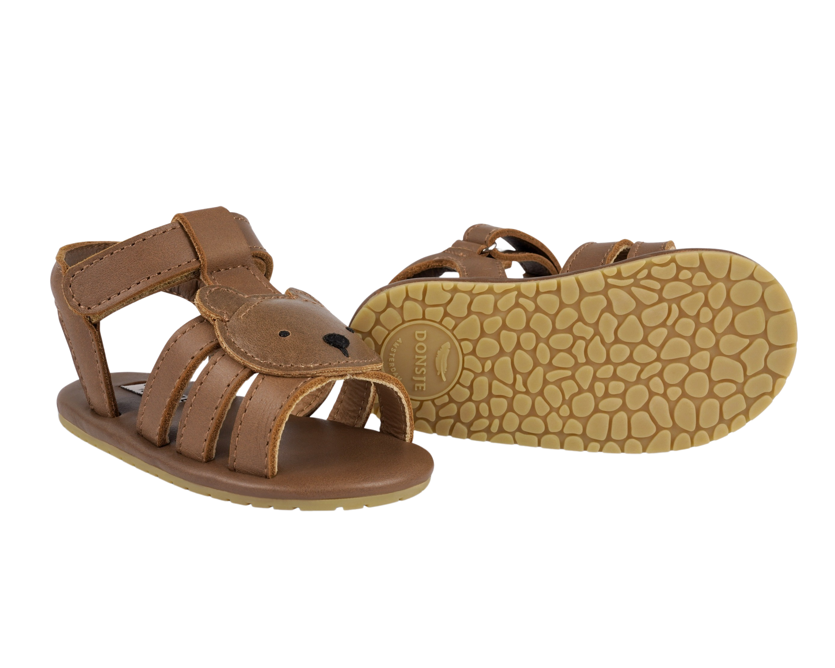 Diedan Sandals | Bear | Cognac Classic Leather