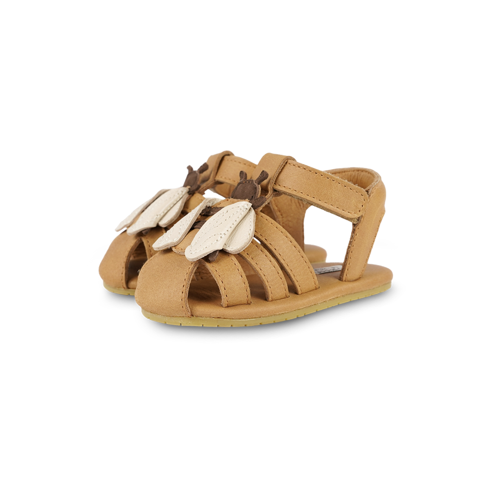 Duni Sky Sandals | Bee | Camel Classic Leather