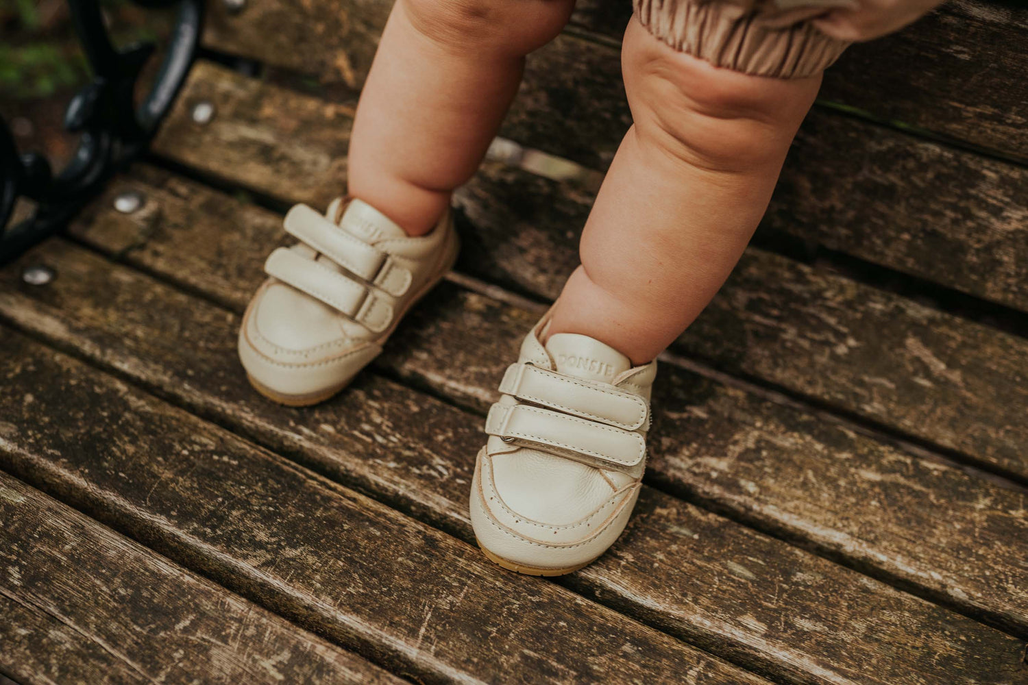 Meesie Sneakers | Cream Leather