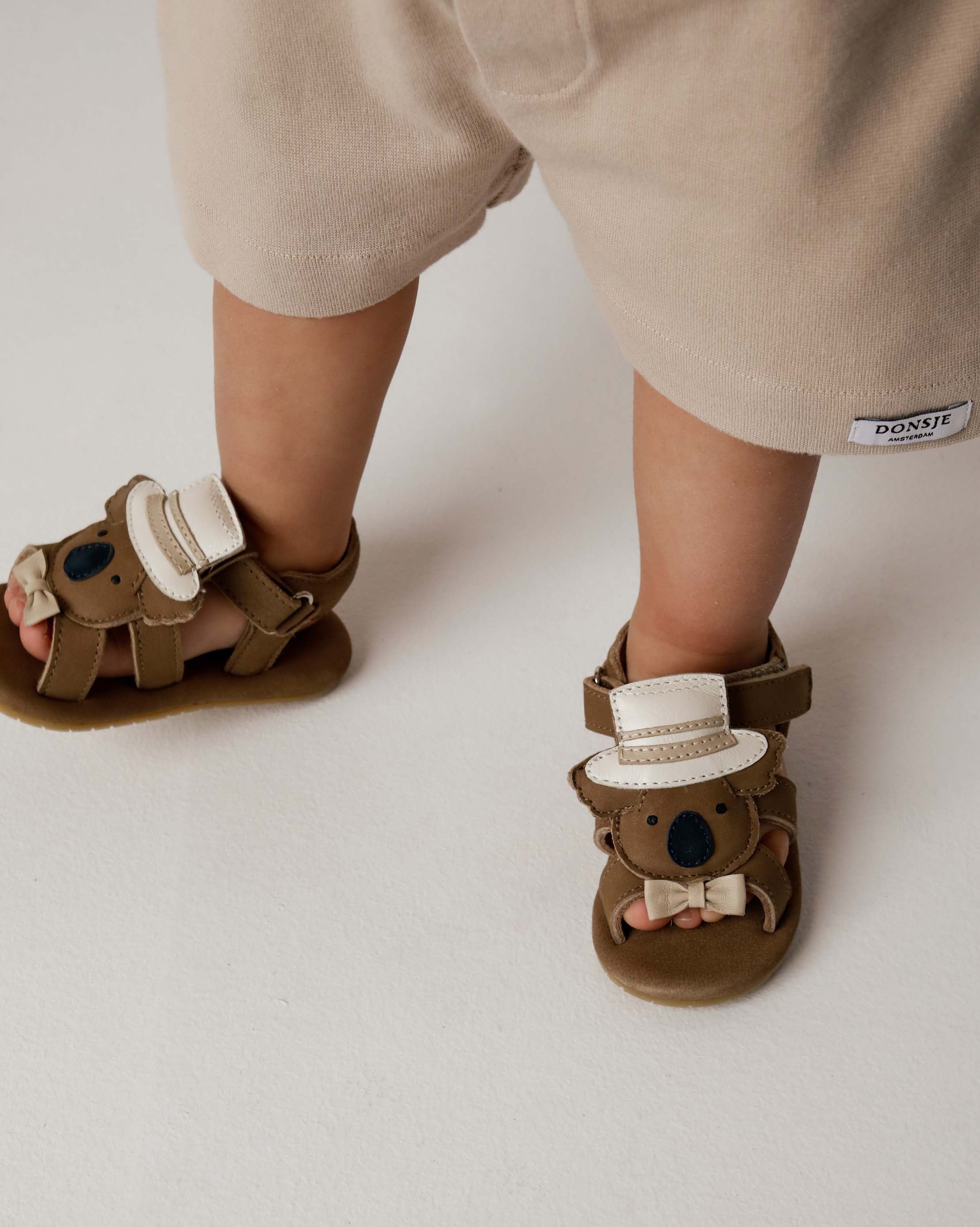 Stelloux Sandals | Groom | Truffle Nubuck