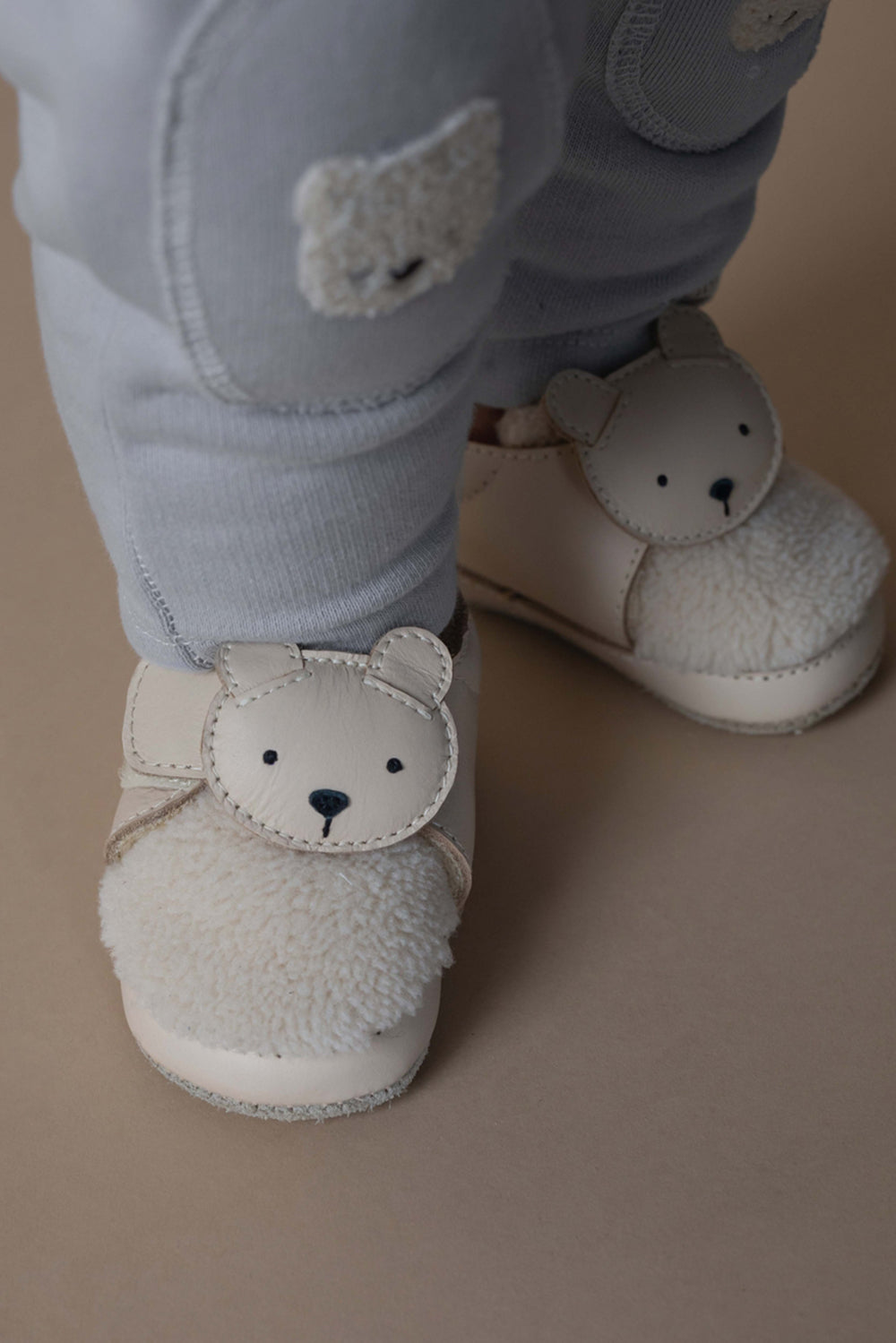 Matijn Sneakers | Polar Bear | Cream Leather