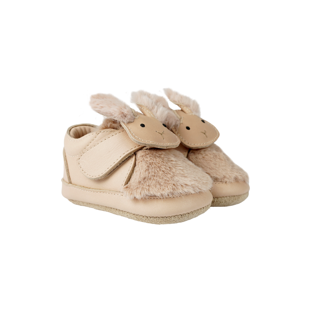 Matijn Sneakers | Fluffy Bunny | Light Rust Leather