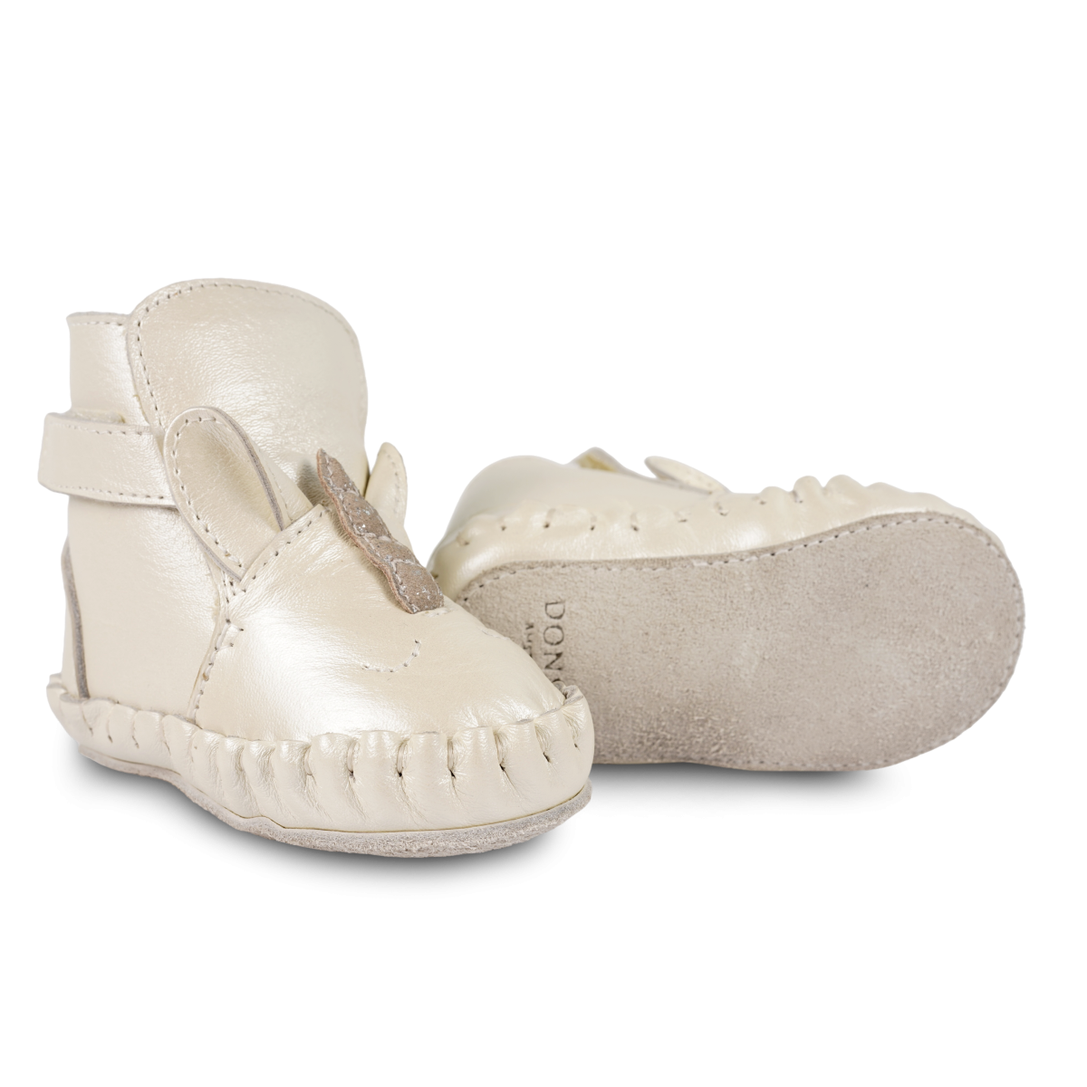 Ynzi Booties | Unicorn | Off White Metallic Leather